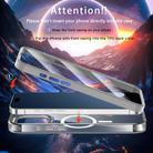 For iPhone 16 Pro Max Colorful MagSafe Magnetic PC Hybrid TPU Phone Case(Grey) - 3