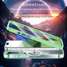 For iPhone 16 Pro Max Colorful MagSafe Magnetic PC Hybrid TPU Phone Case(Green) - 3