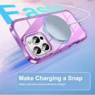 For iPhone 16 Pro Max Colorful MagSafe Magnetic PC Hybrid TPU Phone Case(Dark Purple) - 2