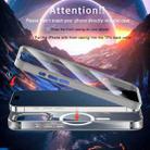 For iPhone 16 Pro Colorful MagSafe Magnetic PC Hybrid TPU Phone Case(Grey) - 3