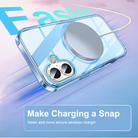 For iPhone 16 Plus Colorful MagSafe Magnetic PC Hybrid TPU Phone Case(Blue) - 2