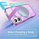 For iPhone 16 Plus Colorful MagSafe Magnetic PC Hybrid TPU Phone Case(Dark Purple) - 2