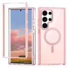 For Samsung Galaxy S24 Ultra 5G Colorful MagSafe Magnetic PC + TPU Phone Case(Pink) - 1