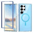 For Samsung Galaxy S24 Ultra 5G Colorful MagSafe Magnetic PC + TPU Phone Case(Blue) - 1