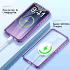 For Samsung Galaxy S24+ 5G IMD Gradient Feather PC + TPU Phone Case(Purple) - 2