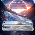 For iPhone 11 IMD Gradient Feather PC Hybrid TPU Phone Case(Blue) - 3