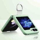 For Samsung Galaxy Z Flip6 Skin Feel PC Phone Case with Ring(Transparent) - 3