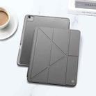 For iPad Air 13 2024 DUX DUCIS Magi Series Smart Leather Tablet Case(Grey) - 2