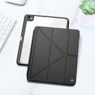 For iPad Pro 11 2024 DUX DUCIS Magi Series Smart Leather Tablet Case(Black) - 2