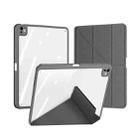 For iPad Pro 11 2024 DUX DUCIS Magi Series Smart Leather Tablet Case(Grey) - 1