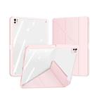 For iPad Pro 13 2024 DUX DUCIS Magi Series Smart Leather Tablet Case(Pink) - 1