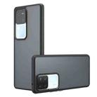 For vivo S18 Pro Armor Big Pore PC Hybrid TPU Phone Case(Frosted Black) - 1