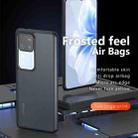 For vivo S18 Pro Armor Big Pore PC Hybrid TPU Phone Case(Frosted Black) - 2