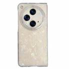For OPPO Find N3 Pearlescent Shell Texture Phone Case(Beige) - 1