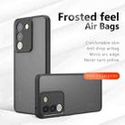 For vivo V29e 5G Armor Precise Hole PC Hybrid TPU Phone Case(Frosted Black) - 2