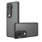 For vivo S19 Pro Armor Precise Hole PC Hybrid TPU Phone Case(Frosted Black) - 1