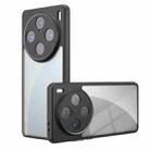 For vivo X100 Pro Armor Precise Hole PC Hybrid TPU Phone Case(Transparent) - 1
