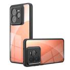 For Realme GT 7 Pro Armor Precise Hole PC Hybrid TPU Phone Case(Transparent) - 1