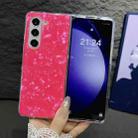 For Samsung Galaxy Z Fold3 Pearlescent Shell Texture Phone Case(Red) - 2