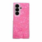 For Samsung Galaxy Z Fold7 5G Pearlescent Shell Texture Phone Case(Red) - 1