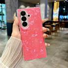 For Samsung Galaxy Z Fold7 5G Pearlescent Shell Texture Phone Case(Red) - 2