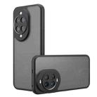 For Huawei nova 14 Ultra Armor Precise Hole PC Hybrid TPU Phone Case(Frosted Black) - 1