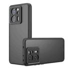 For Xiaomi 13T / 13T Pro Armor Precise Hole PC Hybrid TPU Phone Case(Frosted Black) - 1
