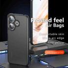 For Redmi 13 4G Global Armor Precise Hole PC Hybrid TPU Phone Case(Frosted Black) - 2