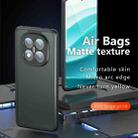For Redmi Note 14 Pro+ 5G Armor Precise Hole PC Hybrid TPU Phone Case(Frosted Black) - 2