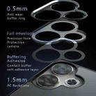 For Redmi Turbo 3 Armor Precise Hole PC Hybrid TPU Phone Case(Transparent) - 3