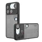 For Nothing Phone 3 Armor Precise Hole PC Hybrid TPU Phone Case(Frosted Black) - 1