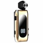 K55 Business Lavalier Wireless Bluetooth Earphone(Gold) - 1