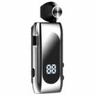 K55 Business Lavalier Wireless Bluetooth Earphone(Silver) - 1