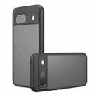 For Google Pixel 8a Armor Precise Hole PC Hybrid TPU Phone Case(Black) - 1