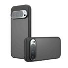 For Google Pixel 9 / 9 Pro Armor Precise Hole PC Hybrid TPU Phone Case(Frosted Black) - 1