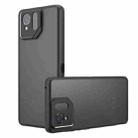 For Asus ROG Phone 9 / 9 Pro Armor Precise Hole PC Hybrid TPU Phone Case(Frosted Black) - 1