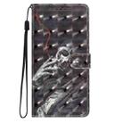 For iPhone 16 Pro 3D Pattern Leather Phone Case(Skull) - 2