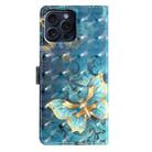 For iPhone 16 Pro Max 3D Pattern Leather Phone Case(3D Butterfly) - 3