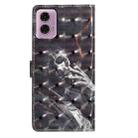 For Motorola Moto G34 3D Pattern Leather Phone Case(Skull) - 3