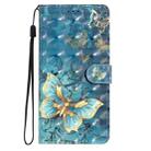 For Motorola Edge 50 3D Pattern Leather Phone Case(3D Butterfly) - 2