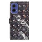 For Motorola Moto G85 3D Pattern Leather Phone Case(Skull) - 3