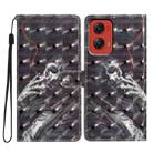 For Motorola Moto G Stylus 5G 2024 3D Pattern Leather Phone Case(Skull) - 1