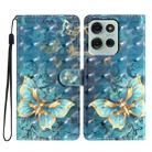 For Motorola Moto G75 5G 3D Pattern Leather Phone Case(3D Butterfly) - 1