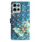 For Motorola Moto G75 5G 3D Pattern Leather Phone Case(3D Butterfly) - 3