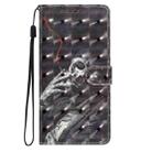 For Motorola Moto G75 5G 3D Pattern Leather Phone Case(Skull) - 2