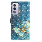 For OPPO A3 Pro 3D Pattern Leather Phone Case(3D Butterfly) - 3