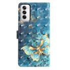 For OPPO Reno12 Global 3D Pattern Leather Phone Case(3D Butterfly) - 3