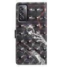 For OPPO Reno12 Pro Global 3D Pattern Leather Phone Case(Skull) - 3