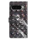 For Google Pixel 9 / 9 Pro 3D Pattern Leather Phone Case(Skull) - 3