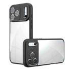 For iPhone 17 Pro Max Armor Precise Hole PC Hybrid TPU Phone Case(Transparent) - 1